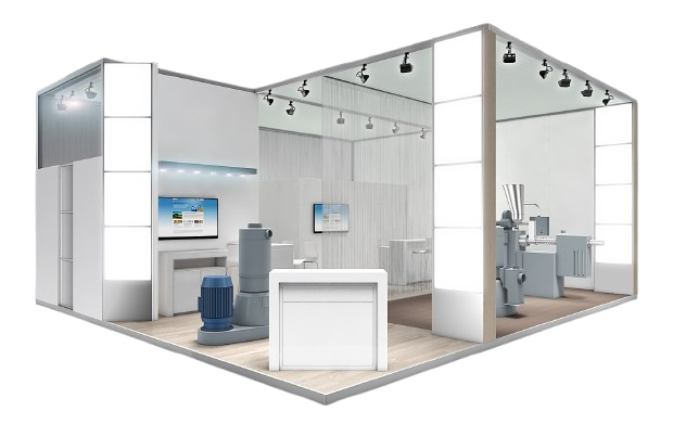 Beispiel eines Messestands